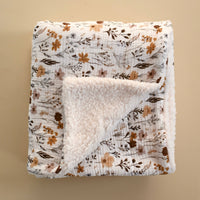 Minika Muslin & Sherpa Blanket - Wildflowers