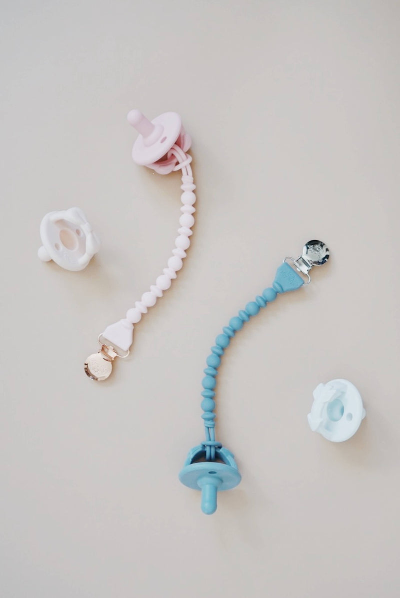 Sweetie Strap™ Silicone One-Piece Pacifier Clips