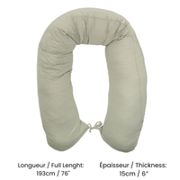 Perlimpinpin - Bamboo Multifunctional Pregnancy Pillow - Moss