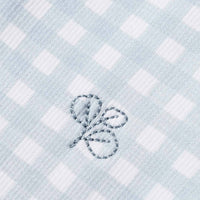 Homegrown - Growsuit - Light Blue Gingham Rib