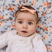 Snuggle Hunny - Coral - Velvet Bow