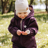 Perlimpinpin - Cotton Beanie with Ears - Latte