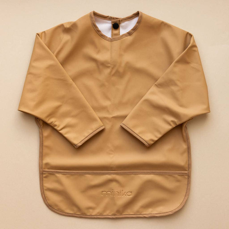 Long sleeve bib - Almond