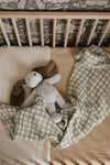 Minika Muslin & Sherpa Blanket - Latte