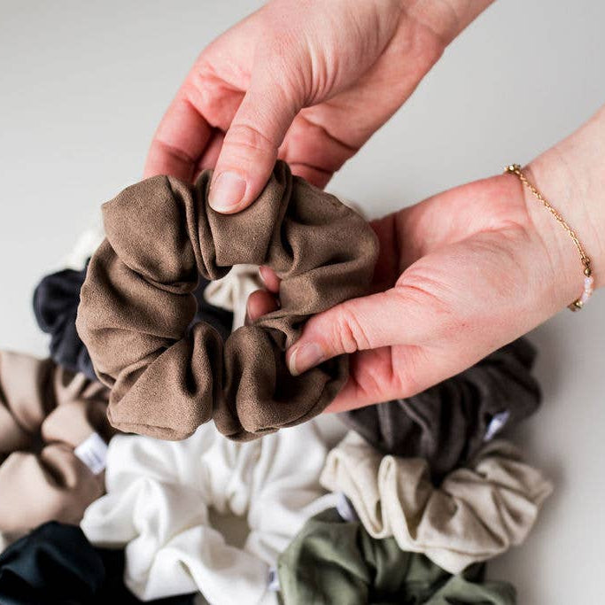 Assorted Earthy Neutral Scrunchies
