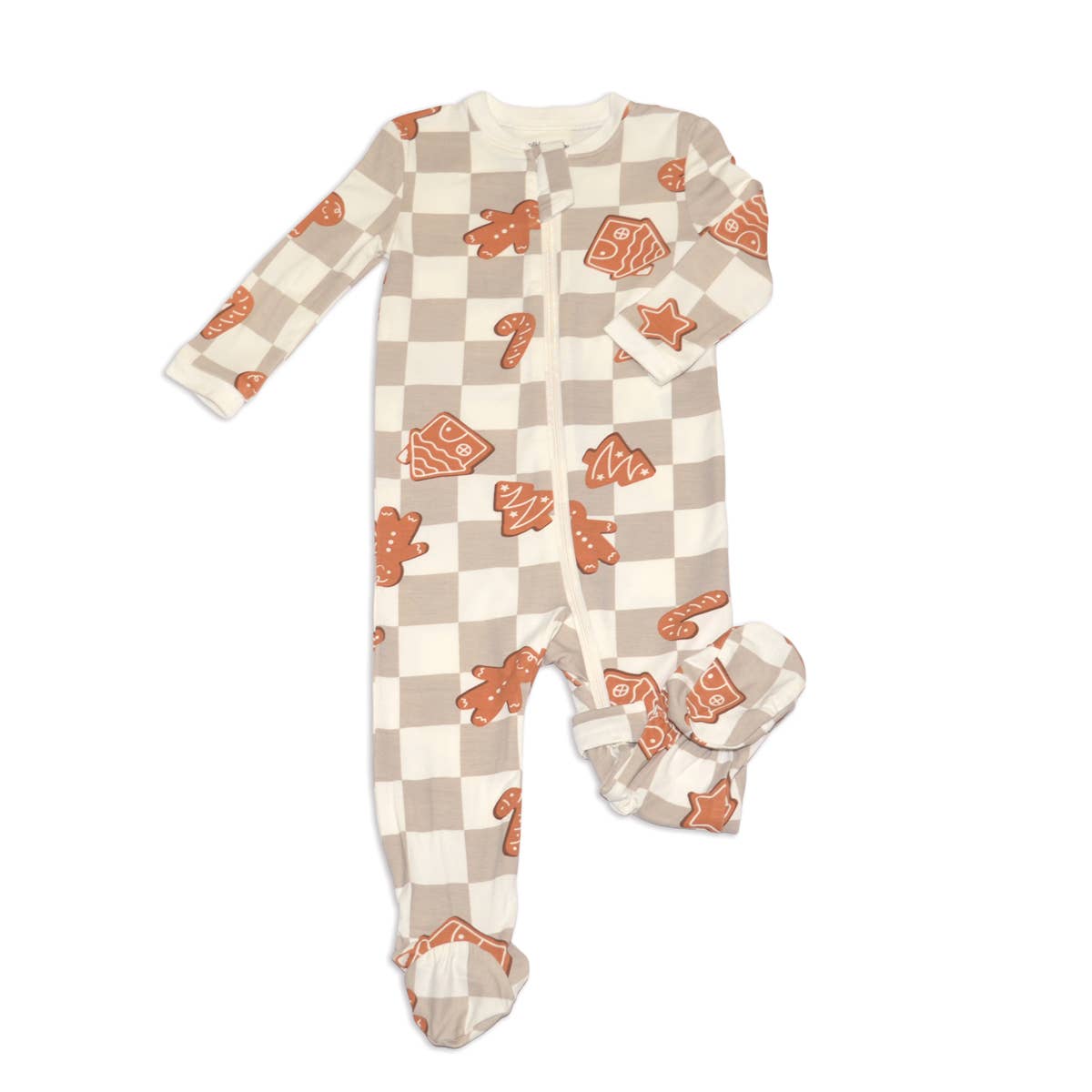 Silkberry - Gingerbread Party - Bamboo Footie
