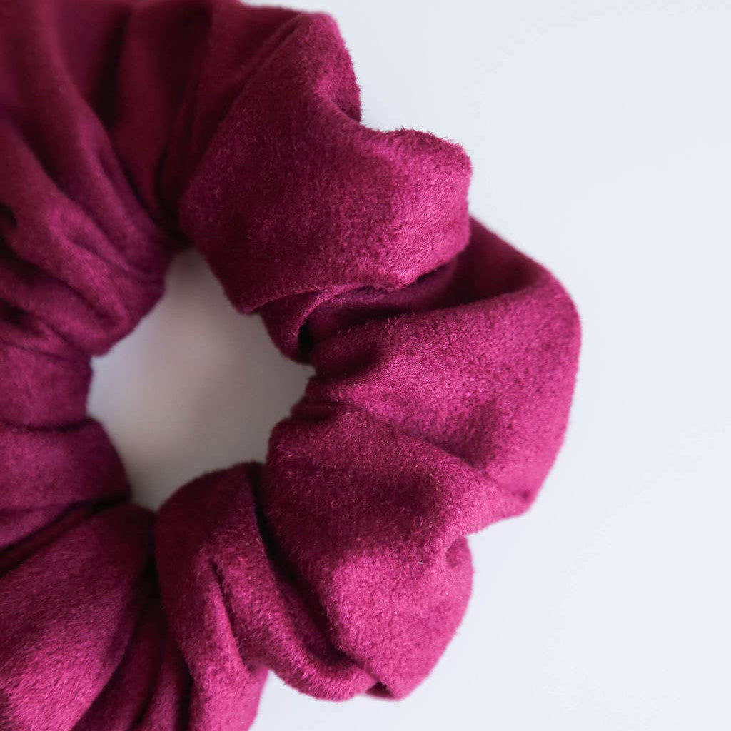 Scrunchies-Suede-Berry