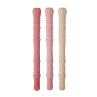Hallow Teething Tubes - Dusty Rose/Dusty Pink/Almond