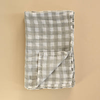 Muslin swaddle - Sage gingham