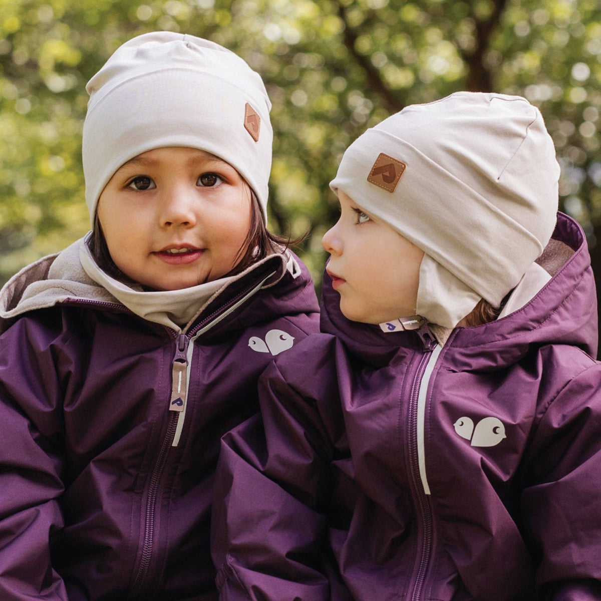 Perlimpinpin - Cotton Beanie - Latte (6-12y)