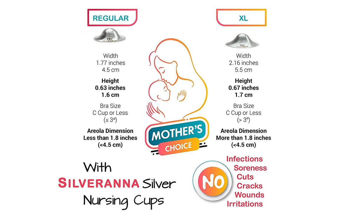 Silveranna® 925 Silver Nipple Shields