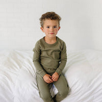 Our Little Treasures - Pajama Set in Olive