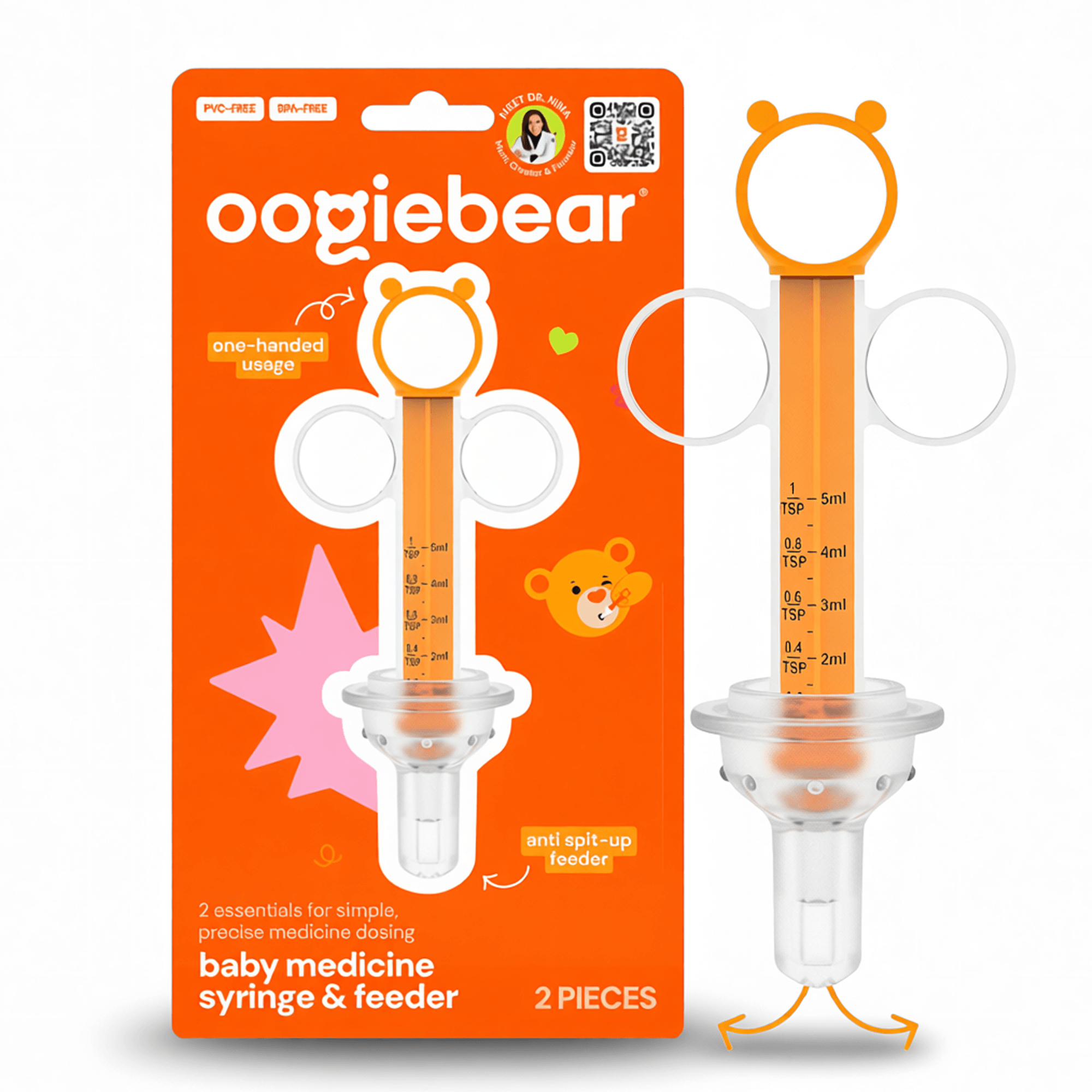 Oogiebear-Baby medicine syringe + feeder