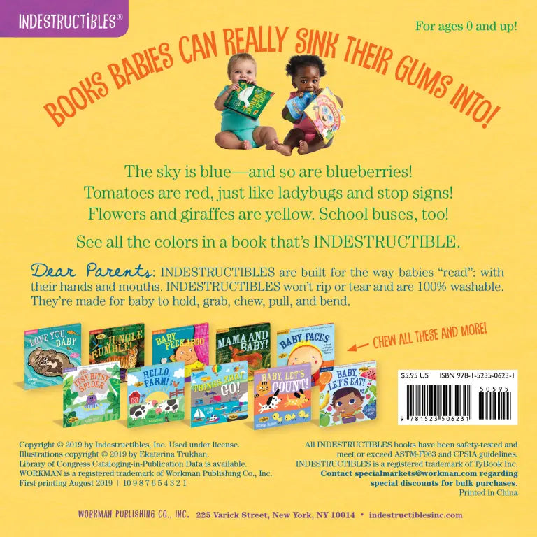 Indestructibles: Baby, See The Colors!