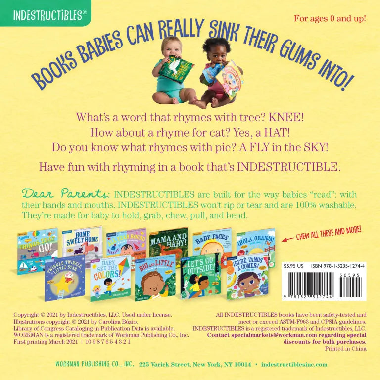 Indestructibles: Rhyme With Me!