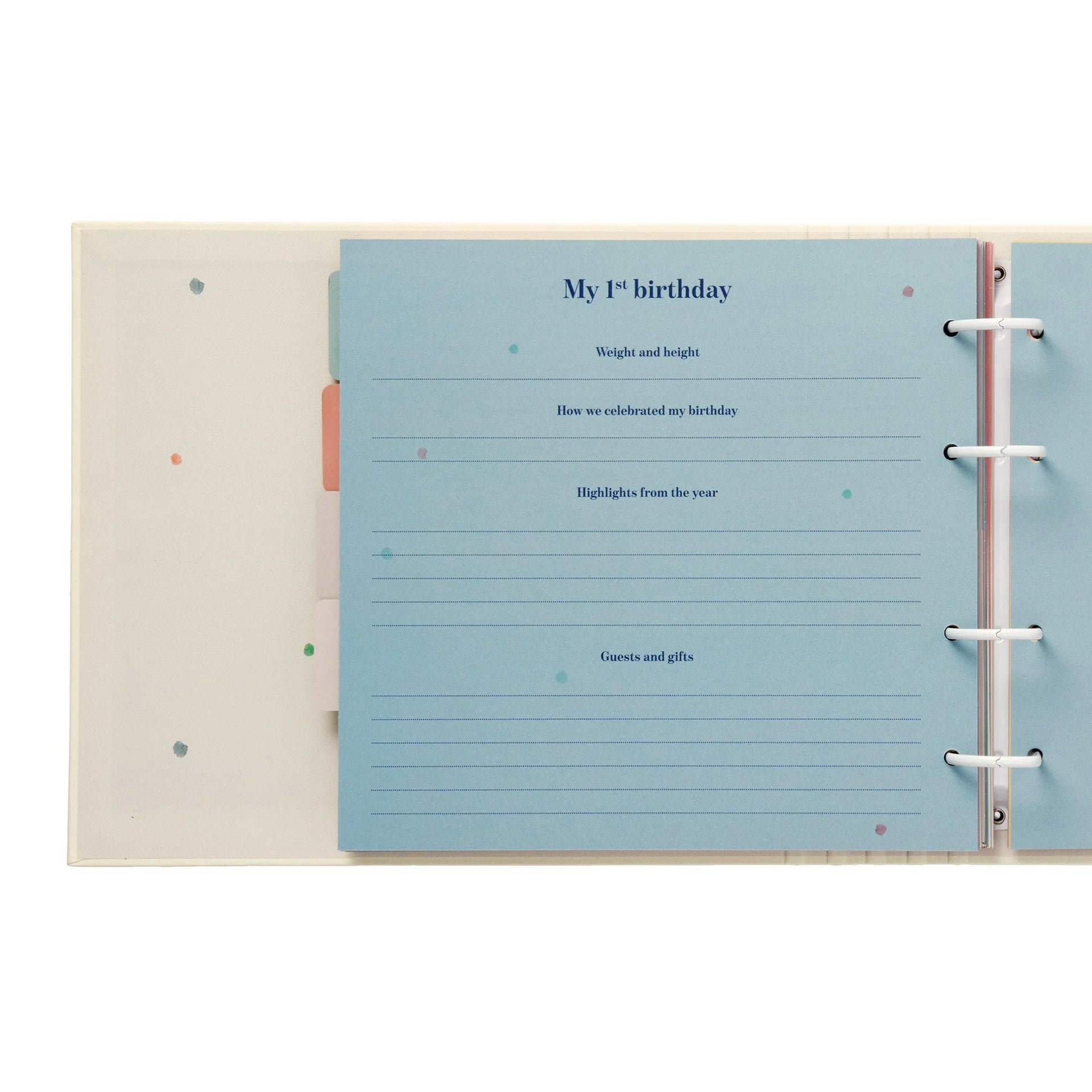 Special day- My First Years, Memories & Treasures