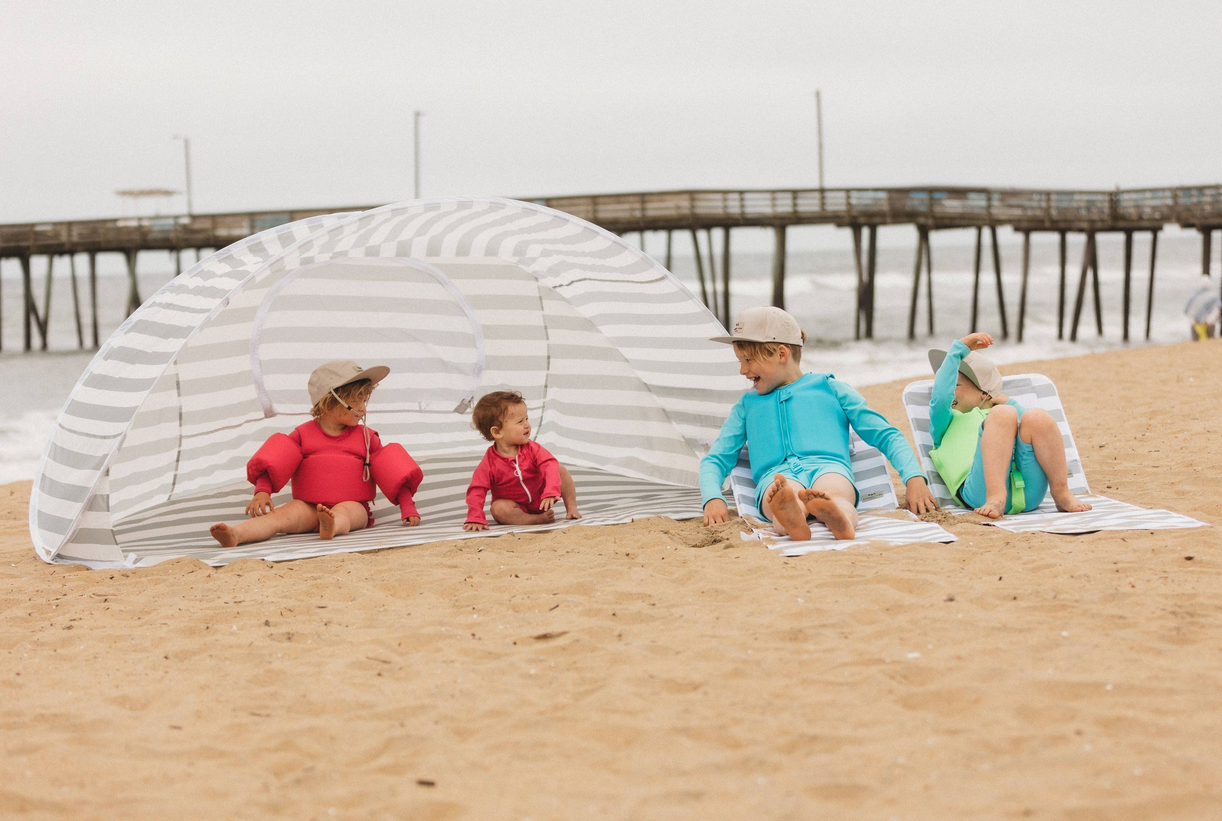 SS2025 Fold Out Beach Lounger