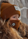 Brown Tradition Beanie - Junior Size