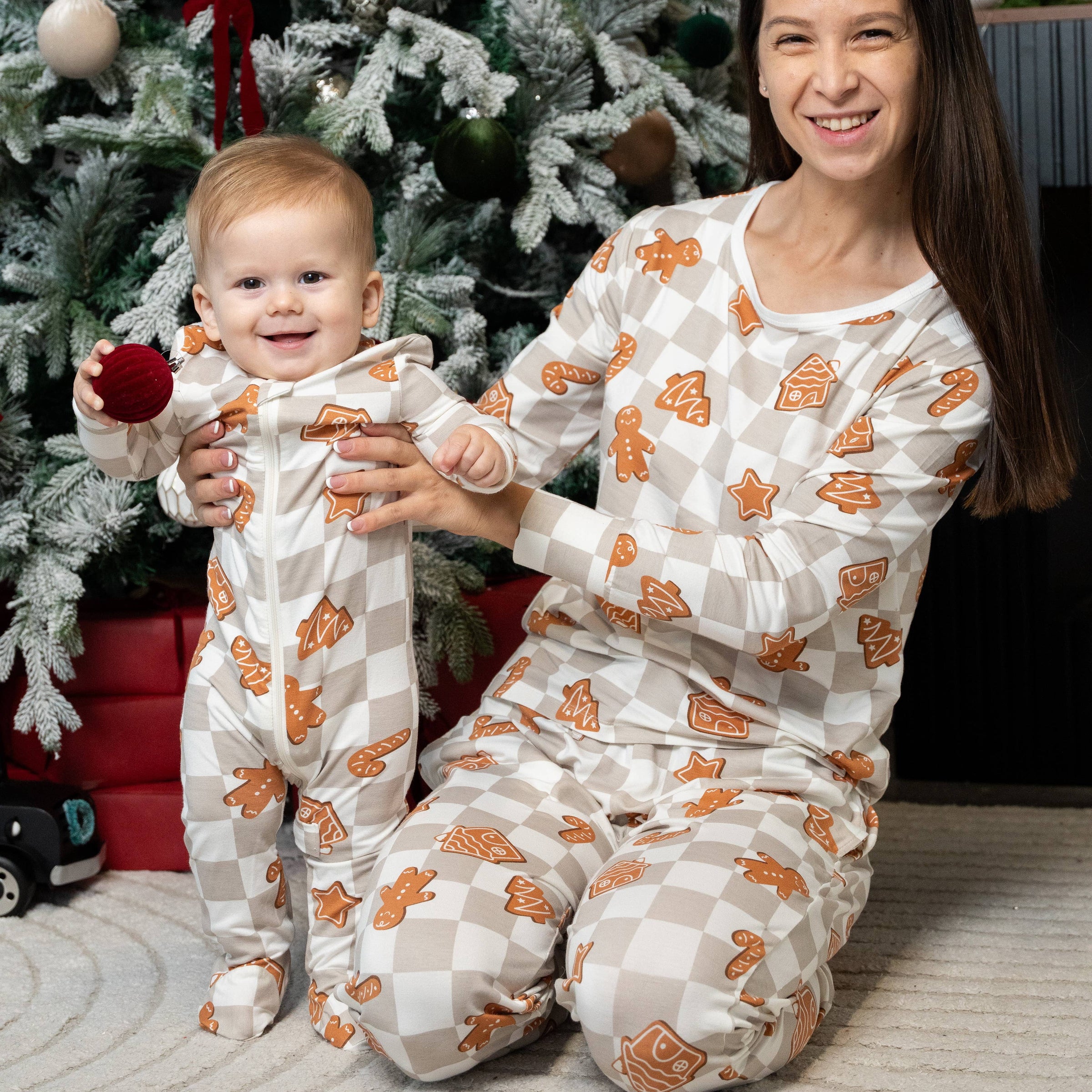Silkberry - Gingerbread Party - Bamboo Footie