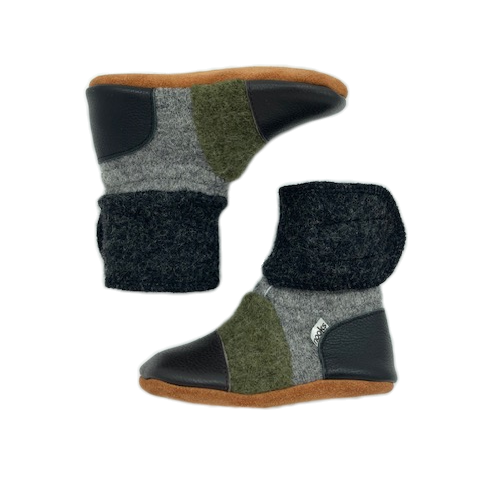 Nooks - Kelp Felted Wool Booties