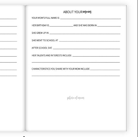The Joyful Life Co - B&W Rainbow Mom + Mom Baby Book