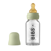 BIBS Baby Glass Bottle Complete Set Latex 110ml