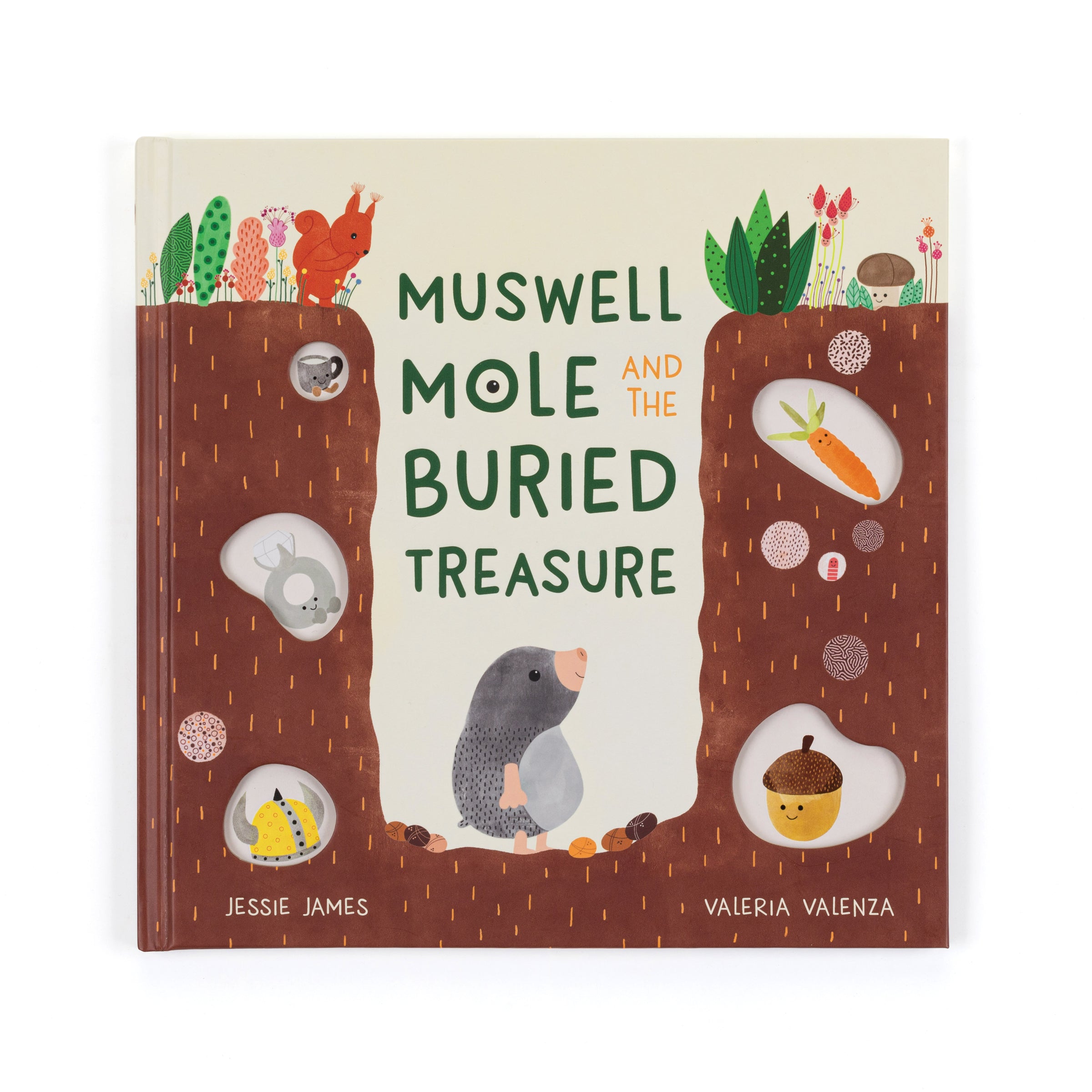 Jellycat- Muswell Mole and the Buried Treasure Book