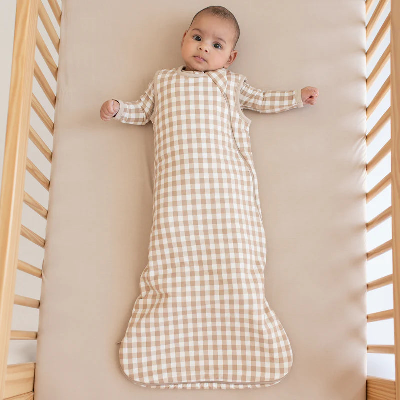 Kyte Baby Sleep Bag (1.0) GINGHAM BISQUE