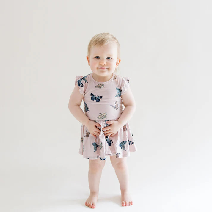Kyte Baby - Twirl Bodysuit Dress - Butterfly