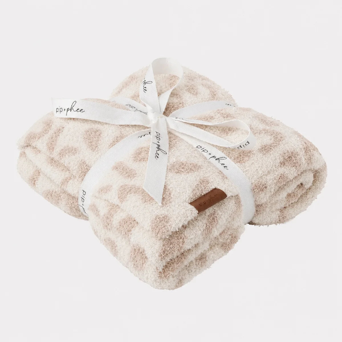 PIP + PHEE Plush Toddler Blanket - Cheetah | 30" x 40"