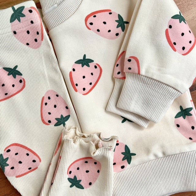 Little Luba - Strawberry Legging Set