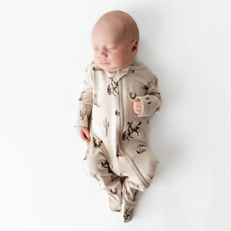 Kyte Baby - Zippered Footie in Classic Cowboy