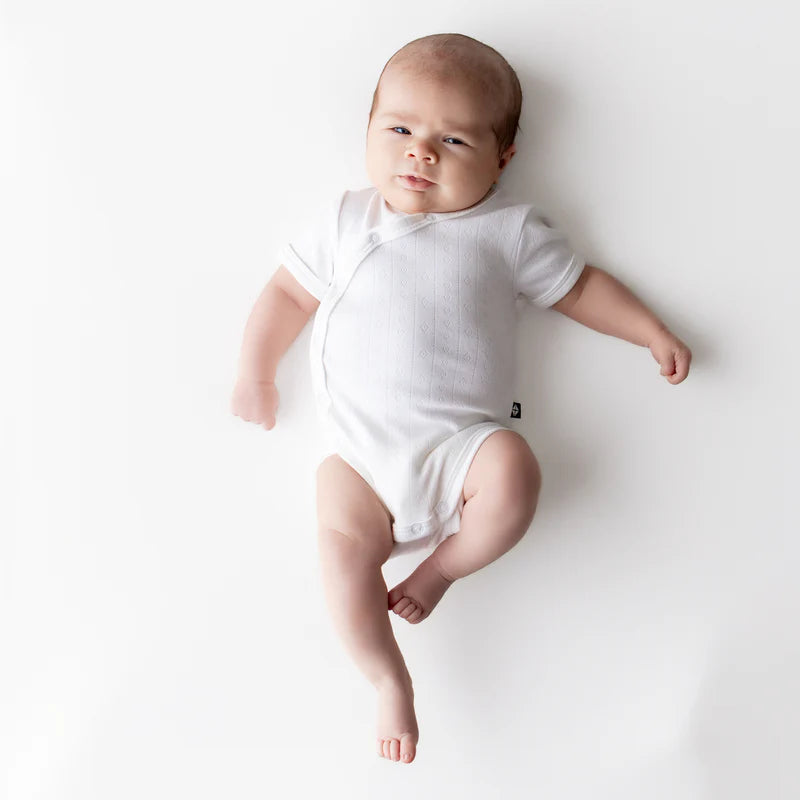 Kyte Baby- Kimono Bodysuit - Cloud