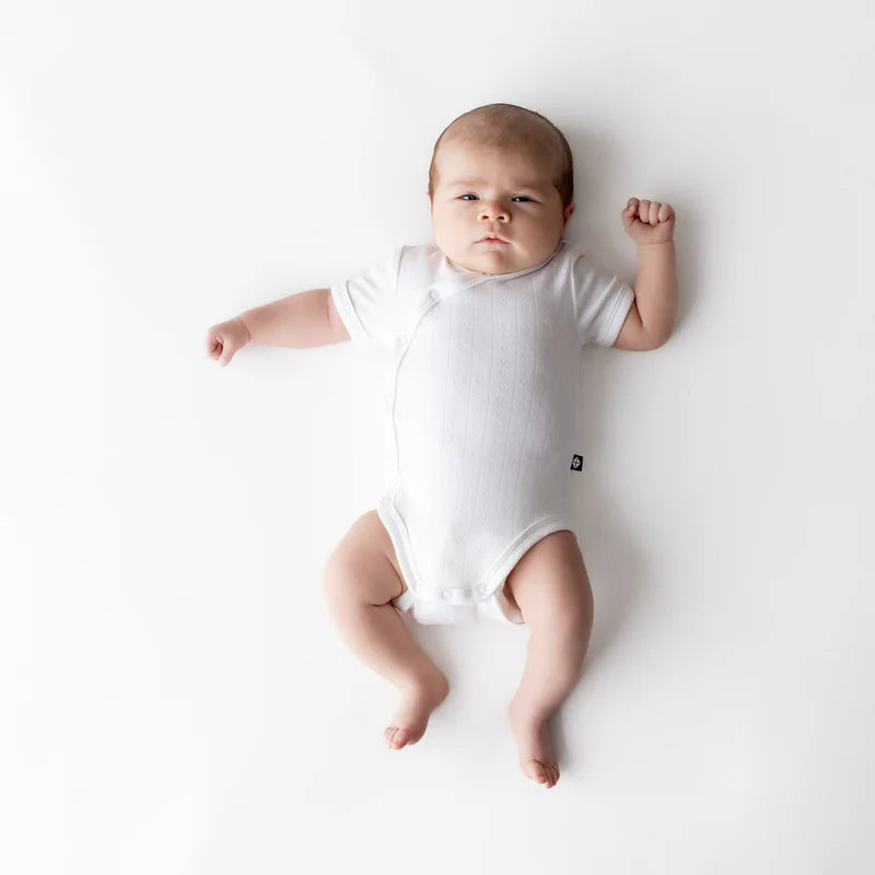 Kyte Baby- Kimono Bodysuit - Cloud