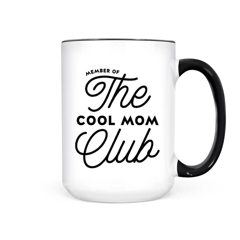 Pretty By Her - Cool Mom Club Mug - 15oz / Black