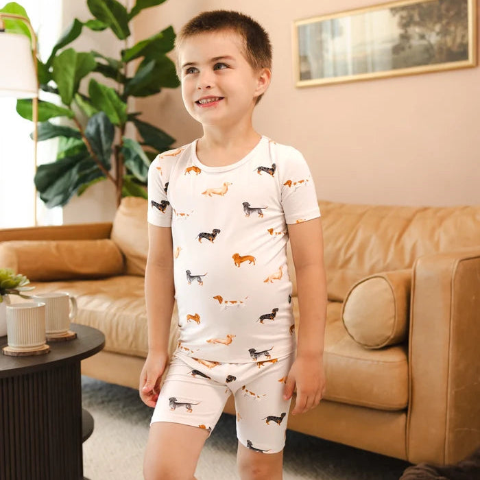 Kyte Baby - Short Sleeve Pajamas - Dachshund