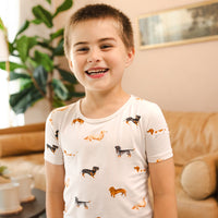 Kyte Baby - Short Sleeve Pajamas - Dachshund