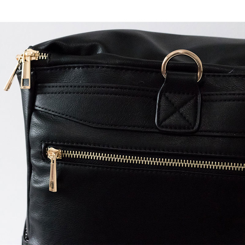 Dottie & Grace Ultimate Diaper Bag & Weekender Combo - Black