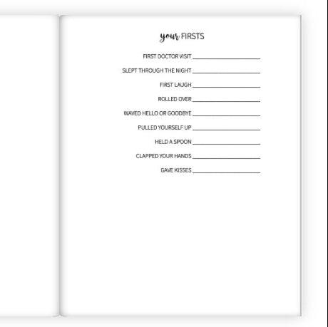 The Joyful Life Co - B&W Rainbow Mom + Mom Baby Book