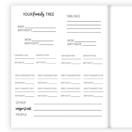 The Joyful Life Co - B&W Rainbow Mom + Mom Baby Book