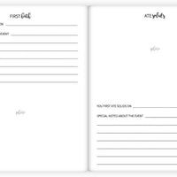 The Joyful Life Co - B&W Rainbow Mom + Mom Baby Book