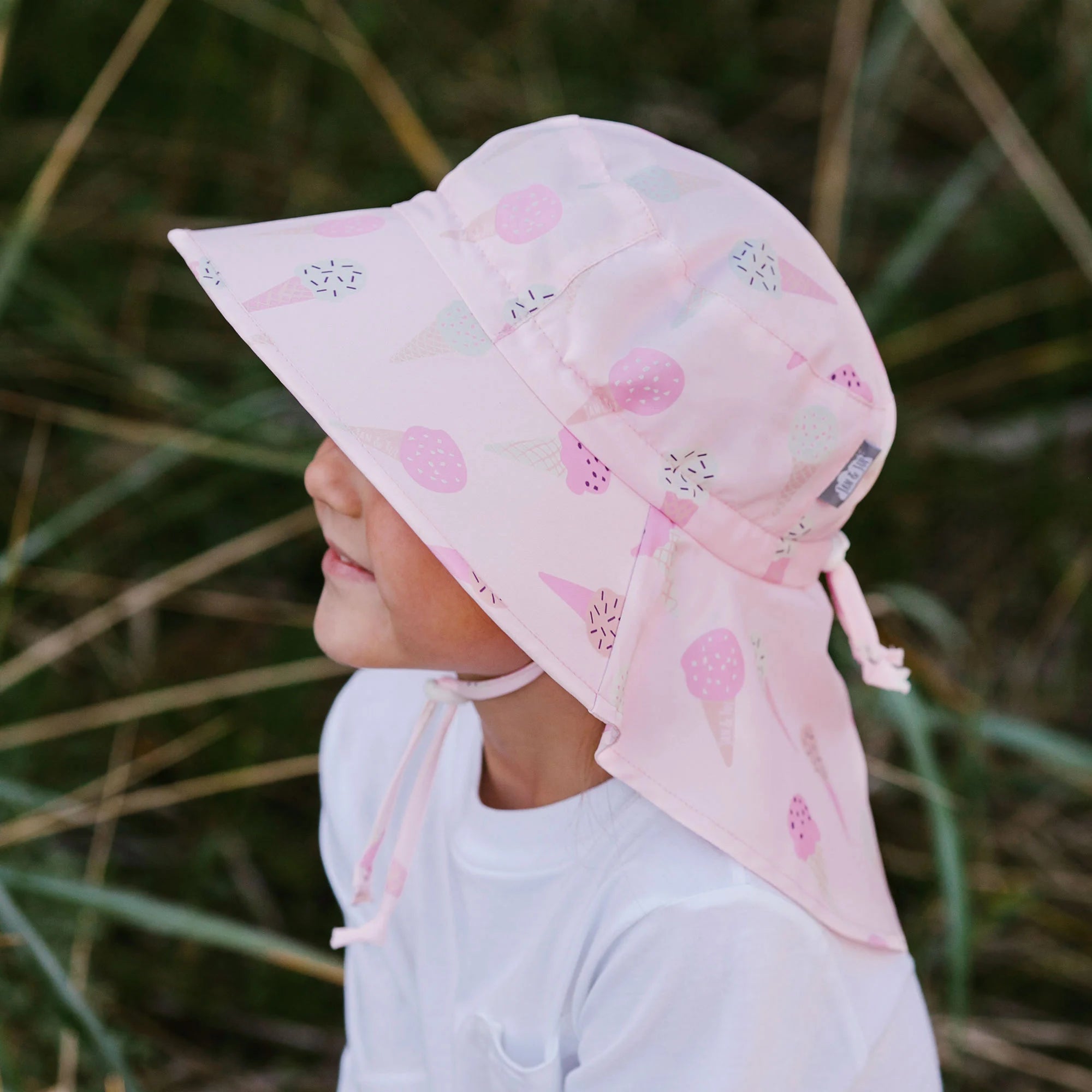 Jan & Jul Aqua Water Repellent Xplorer Hat - Pink Ice Cream
