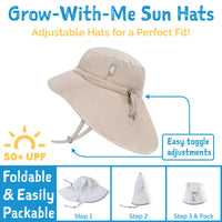 Jan & Jul Aqua Water Repellent Xplorer Hat - Pink Ice Cream