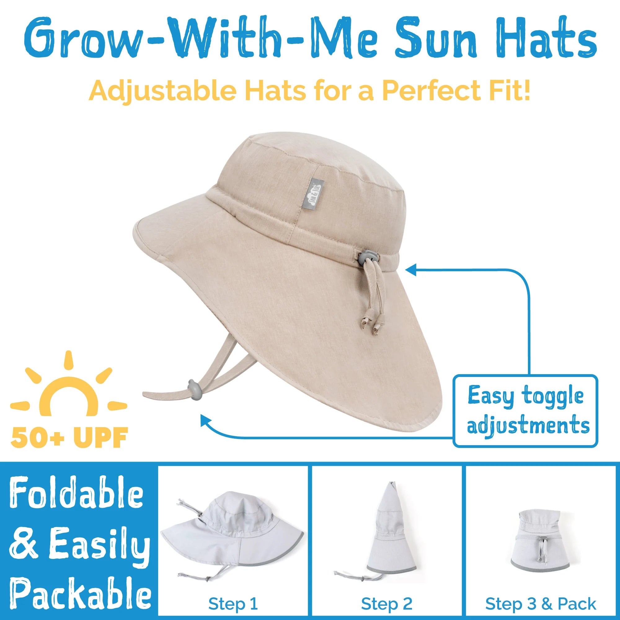 Jan & Jul Aqua Water Repellent Xplorer Hat - Pink Ice Cream