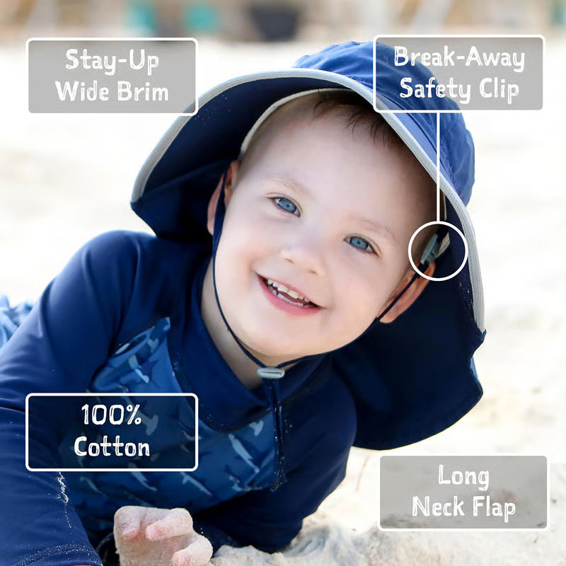 Jan & Jul - Cotton Adventure Hat- Little Diggers