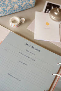 Special day- My First Years, Memories & Treasures