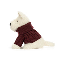Jellycat -  Munro Scottie Dog Winter Jumper Outfit