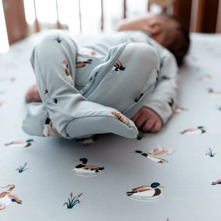 Kyte Baby - Zippered Footie - Mallard Duck -