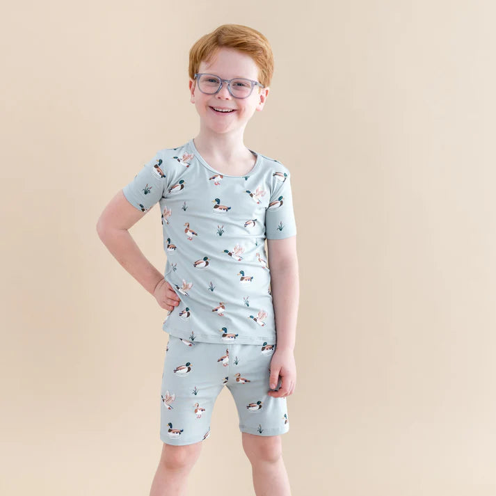 Kyte Baby - Short Sleeve Pajamas - Mallard Duck
