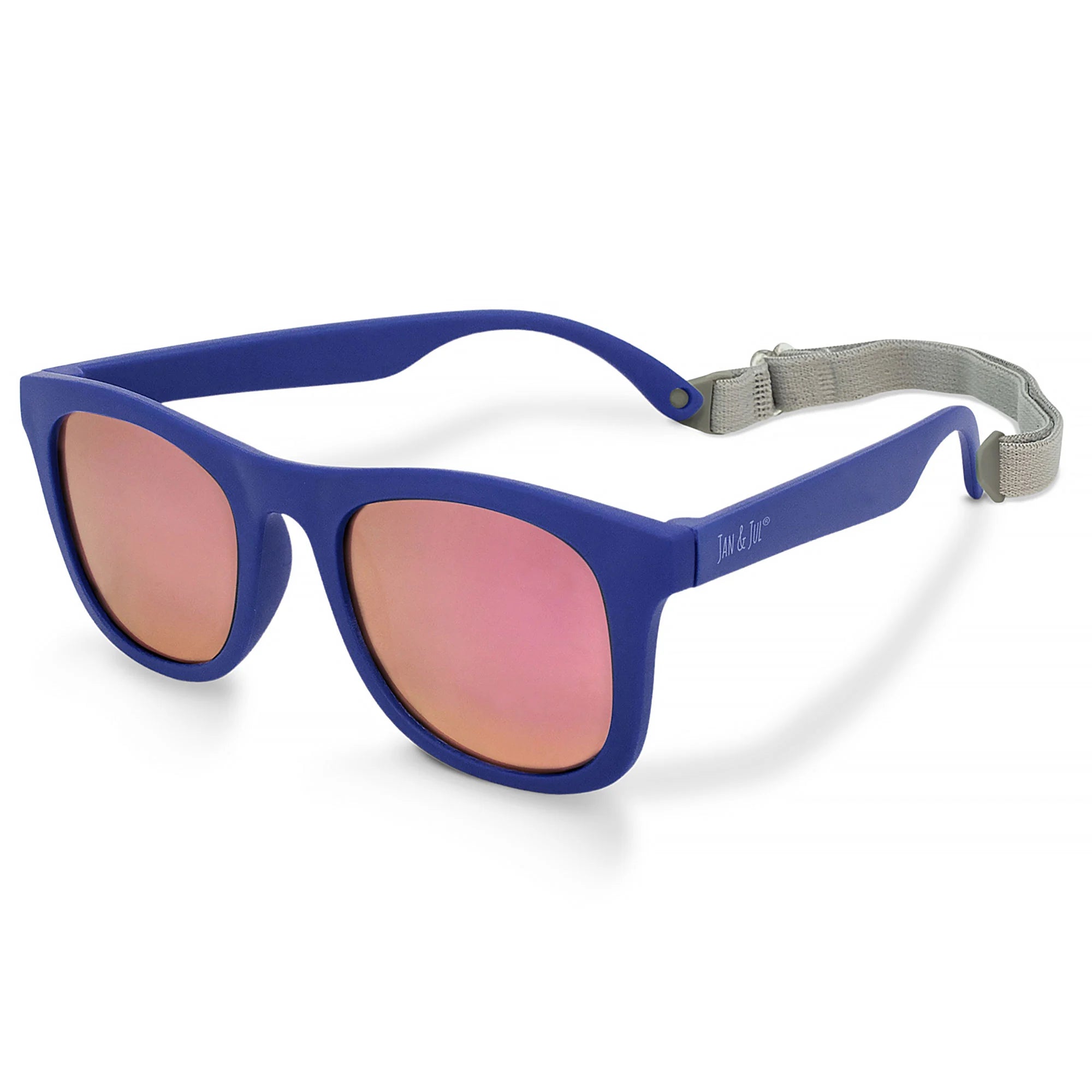Jan & Jul Sunglasses- Navy with Aurora Lens